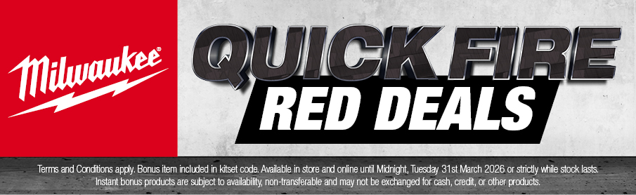 Milwaukee Quick Fire Red Deals - Mar 2026
